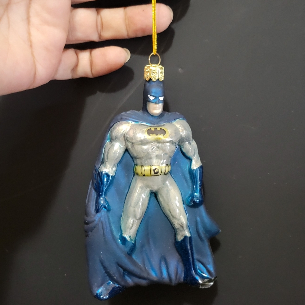 DC Comics Batman Handcrafted Glass Christmas Ornament